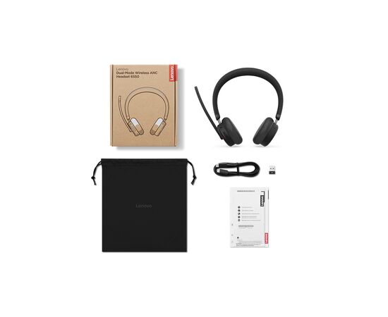 Наушники Lenovo Dual-Mode Wireless ANC 6550 Black (4XD1S19777), изображение 6