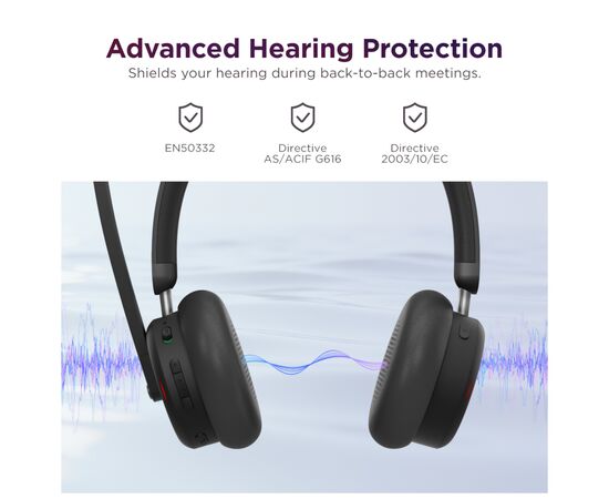 Наушники Lenovo Dual-Mode Wireless ANC 6550 Black (4XD1S19777), изображение 8