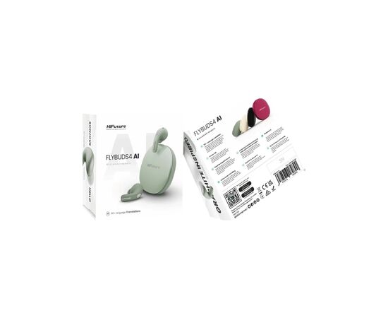 Наушники HiFuture FlyBuds4 AI Matcha Green (flybuds4-ai.matchagreen), изображение 7
