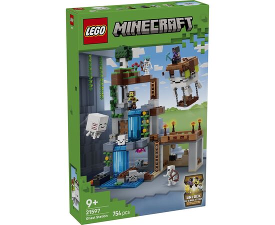 Конструктор LEGO Minecraft Станция хозяев Геймерская игрушка для сюжетной игры, 754 детали (21597)