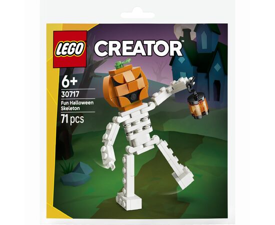 Конструктор LEGO Веселый скелет хеловинский, 71 деталь (30717)