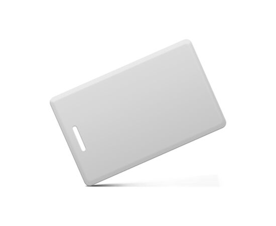 Бесконтактная карта Merlion MIFARE, 13.56MHz, 1K, толщина 1.6mm, white, с прорезью (MF-1K толстая)
