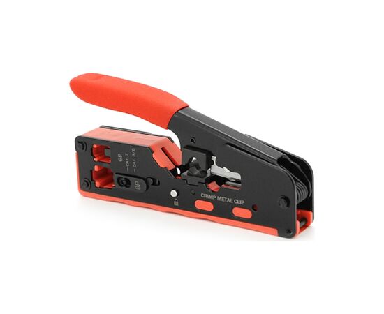 Инструмент Voltronic HT-718, для обжима RJ-45 (8P8C) и RJ-12 (6P6C), 6P/8P + обрезка (HT-718)