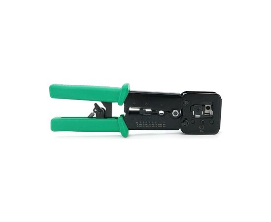 Инструмент Voltronic VegGieg V-E113, для обжима RJ-45 (8P8C) и RJ-12/11 (6P6C), 4P4C, черный/зеленый, Q10 (V-E113), изображение 2