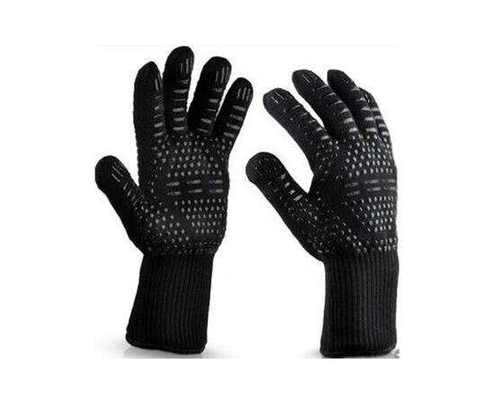 Защитные перчатки Voltronic HFG-800-B, термостойкие, огнеупорные, до 800°C, Black (HFG-800-B)