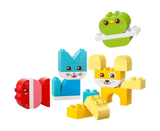 Конструктор LEGO DUPLO My First Очаровательные творческие домашние любимцы 3 в 1 (10477), изображение 2