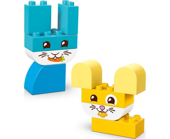 Конструктор LEGO DUPLO My First Очаровательные творческие домашние любимцы 3 в 1 (10477), изображение 7