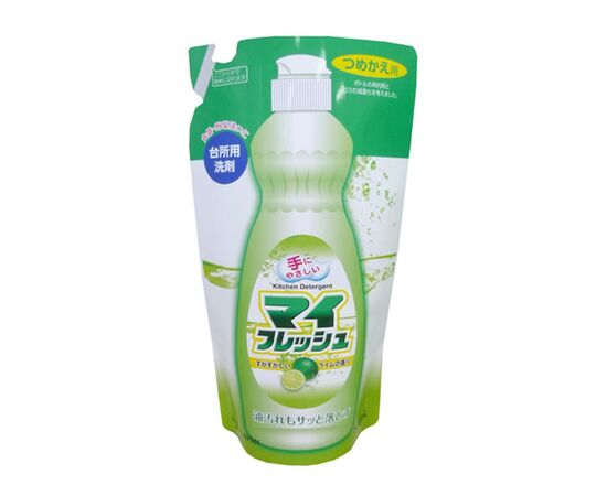 Средство для ручного мытья посуды Rocket Soap Kitchen Detergent Lime Сменный блок 500 мл (4903367090010)