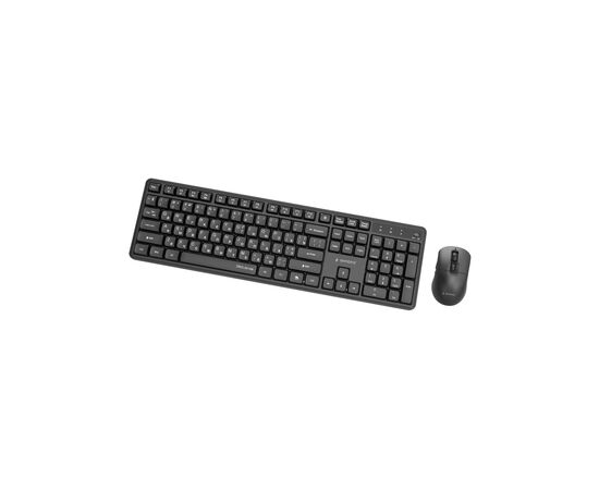 Комплект Gembird Silent Key Pro Business Wireless Black (KBS-WMS-01-CYRL), зображення 3