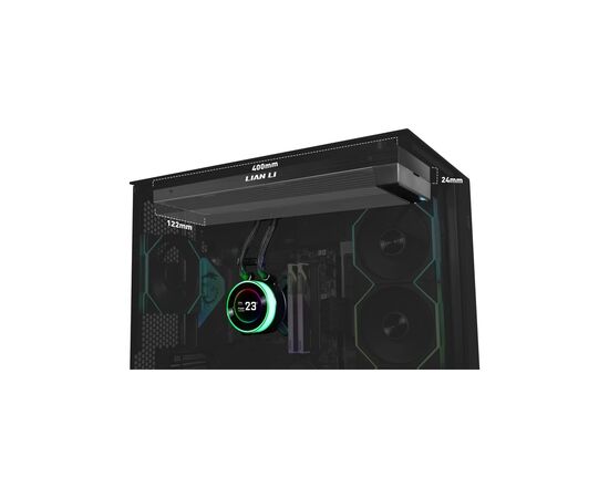 Система жидкостного охлаждения Lian Li HydroShift II LCD-C 360 FANLESS, Black (G89.GHS2LCD36B.00), изображение 3