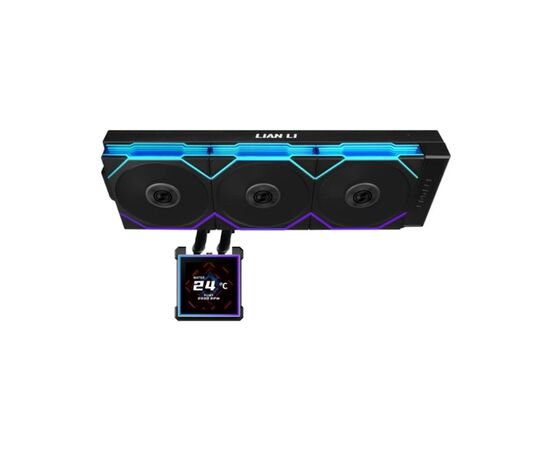 Система жидкостного охлаждения Lian Li HydroShift II LCD-S 360TL, Black (G89.GHS2LCDS36TB.00), изображение 2