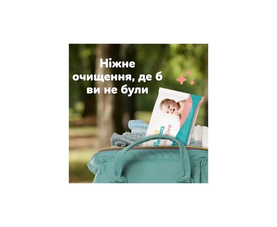 Детские влажные салфетки Pampers Sensitive 80 шт х 4 пачки (320 шт) (8001841062754), изображение 7