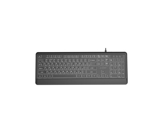 Клавиатура Gembird Slim Multimedia USB Black (KB-MCH-05-CYRL), изображение 2