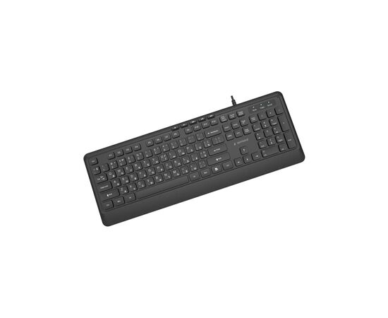 Клавиатура Gembird Slim Multimedia USB Black (KB-MCH-05-CYRL), изображение 4