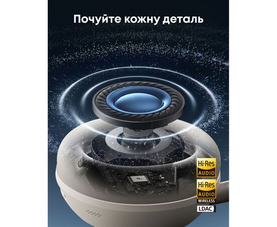 Навушники Anker SoundСore Space 2 White (D1402G21), зображення 5