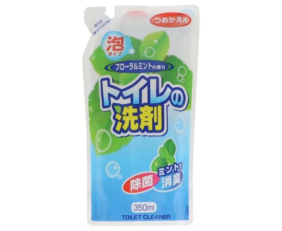 Средство для чистки унитаза Rocket Soap Toilet Cleaner Foam Мята Сменный блок 350 мл (4903367090379)