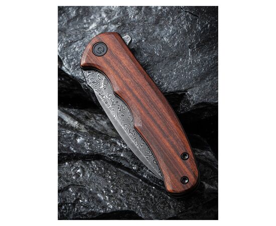 Ніж Civivi Mini Praxis, Wood, Damascus (C18026C-DS1), зображення 5