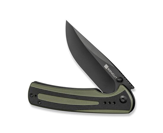 Нож Sencut Regnator, Black/Green G10, Black Stonewash (S24057-2), изображение 4