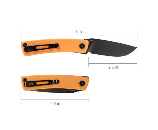 Нож SRM Air, Orange G10, Black Stonewash (105M-GJ), изображение 2