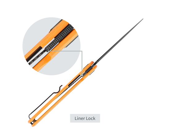 Нож SRM Air, Orange G10, Black Stonewash (105M-GJ), изображение 3