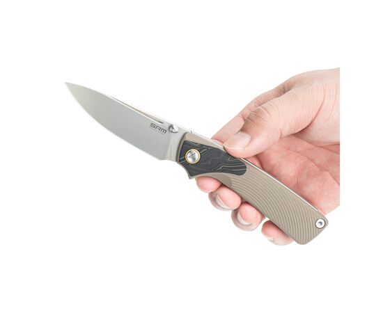 Нож SRM Dome, Brown G10, Stonewash (106M-GW), изображение 2