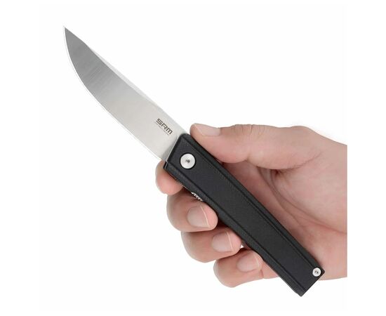 Нож SRM Gent, Black G10, Satin (401LC-GB)