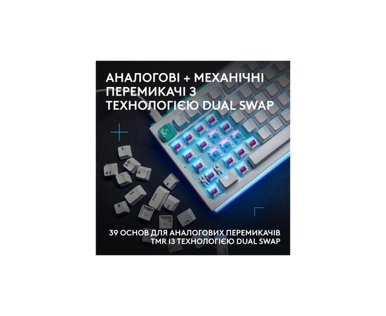 Клавиатура Logitech G512 X 98 Tactile Switch RGB USB UA White (920-014003), изображение 2