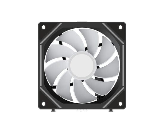 Кулер для корпуса OCYPUS GAMMA F12 UNI ARGB чорний (GAMMA-F12-BK1AM01U-GL), изображение 4