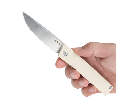 Нож SRM Gent, White G10, Satin (401LC-GT), изображение 7
