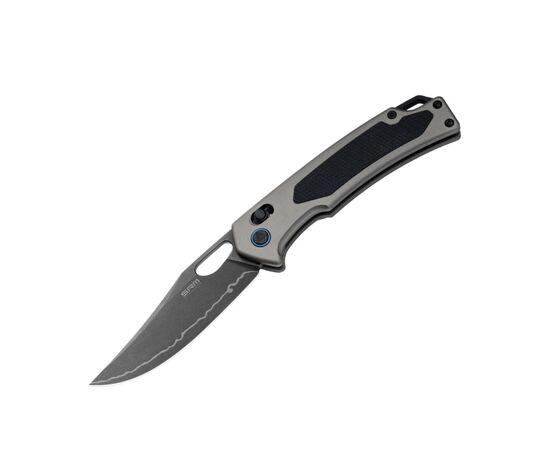 Нож SRM Retriever 9203-AK, Black G10/Aluminium, Black Stonewash (9203-AK2), изображение 4