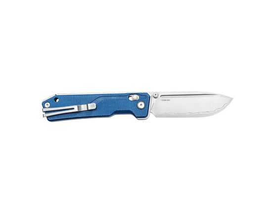 Нож SRM Rubik 7228B 140Cr, Blue Micarta, Stonewash (7228B-ME2), изображение 2