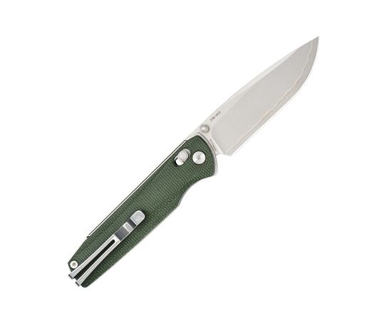 Нож SRM Terrier 140Cr, Green Micarta, Stonewash (258L-MG2), изображение 3