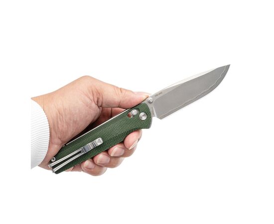 Нож SRM Terrier 140Cr, Green Micarta, Stonewash (258L-MG2), изображение 9