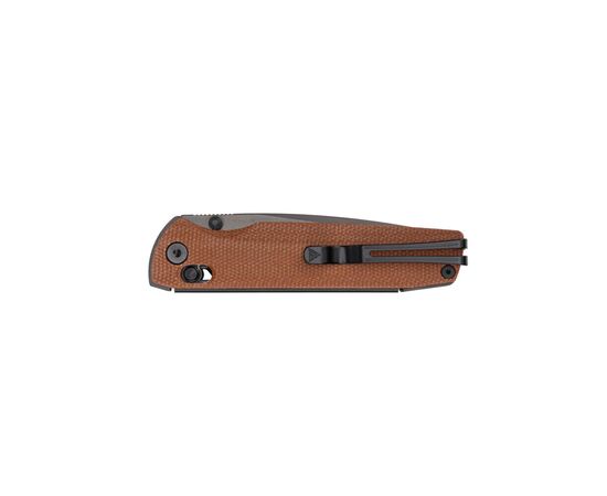 Нож SRM Terrier 140Cr, Brown Micarta, Black Stonewash (258L-MN2), изображение 7