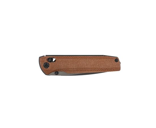 Нож SRM Terrier 140Cr, Brown Micarta, Black Stonewash (258L-MN2), изображение 8