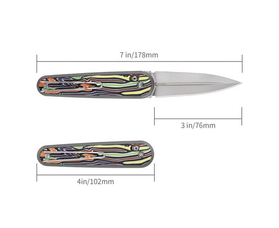 Нож SRM Twin, Color G10, Stonewash (251MB-GX), изображение 9