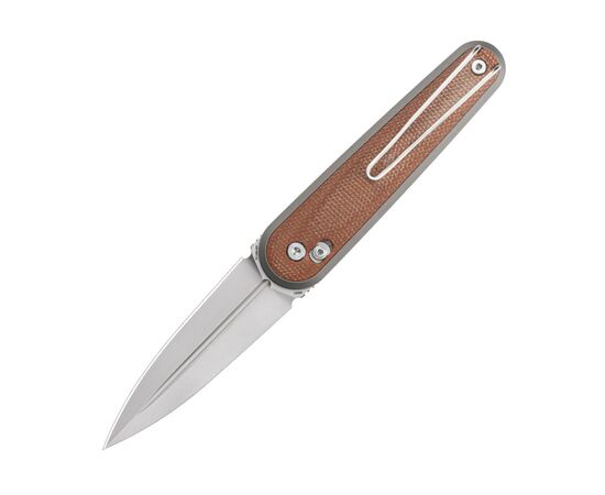 Нож SRM Twin, Brown Micarta, Stonewash (251MB-MN)