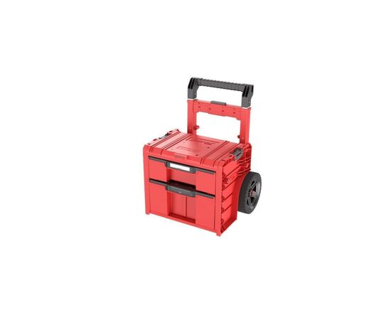 Ящик для инструментов QBRICK SYSTEM PRO Cart Plus Drawer 2 Red, на колесах, 20", 520440660, SKRWQCP2PD2CZEPG001 (SKRWQCP2PD2CZEPG001)