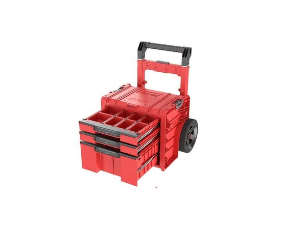 Ящик для инструментов QBRICK SYSTEM PRO Cart Plus Drawer 3 Red, на колесах, 20", 520440660, SKRWQCP2PD3CZEPG001 (SKRWQCP2PD3CZEPG001), изображение 2