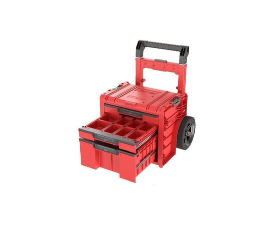 Ящик для инструментов QBRICK SYSTEM PRO Cart Plus Drawer 3 Red, на колесах, 20", 520440660, SKRWQCP2PD3CZEPG001 (SKRWQCP2PD3CZEPG001), изображение 3