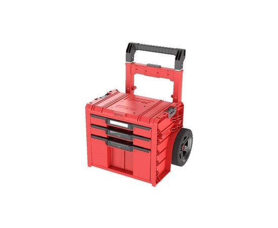 Ящик для инструментов QBRICK SYSTEM PRO Cart Plus Drawer 3 Red, на колесах, 20", 520440660, SKRWQCP2PD3CZEPG001 (SKRWQCP2PD3CZEPG001)