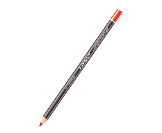 Маркер Staedtler карандаш Lumocolor glasochrom permanent красный (ST.108 20-2)