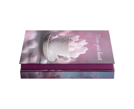 Еженедельник Buromax недатированный полиграфический ROMANTIC, A5, светло-розовый, 336 страниц (BM.20400-43), изображение 6