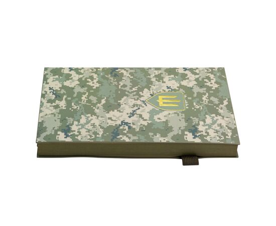 Еженедельник Buromax недатированный MILITARY, A5, светло-зеленый, штуч.кожа, 336 страниц (BM.20700-15), изображение 6