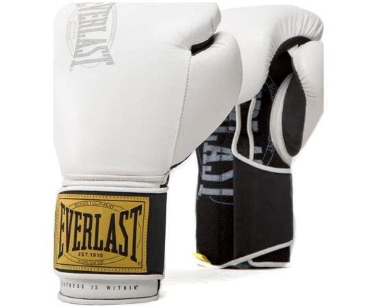 Боксерські рукавички Everlast 1910 Classic Training Glove P00001710 білий 14 унцій (009283600143)
