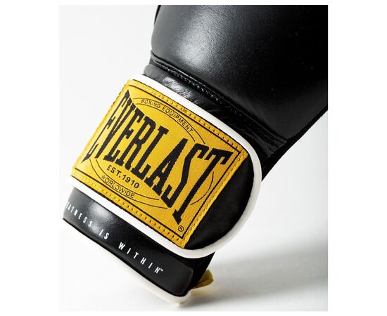 Боксерські рукавички Everlast 1910 Classic Training Glove P00001709 чорний 12 унцій (009283599829), зображення 2