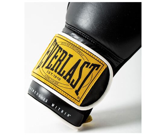 Боксерські рукавички Everlast 1910 Classic Training Glove P00001711 чорний 14 унцій (009283599928), зображення 2