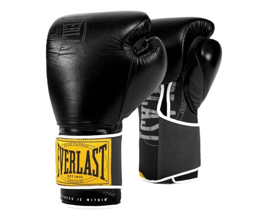 Боксерські рукавички Everlast 1910 Classic Training Glove P00001713 чорний 16 унцій (009283599935)