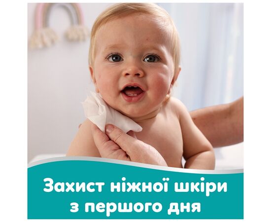 Детские влажные салфетки Pampers 99 Water, 180 шт (8006530116206), изображение 6