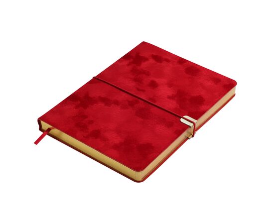Еженедельник Buromax недатированный VELOUR, A5, красный, штуч.кожа, 336 страниц (BM.20770-05), изображение 4